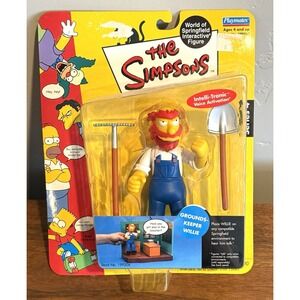 Playmates The Simpsons Grounds-keeper Willie World of Springfield Series 4